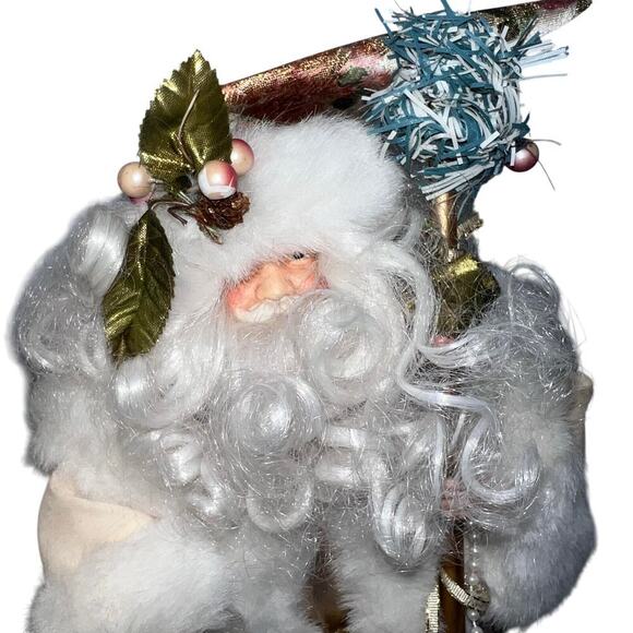 International Regency SantaClaus Perry Noel Majestic Whimsical Tree Topper - Picture 10 of 10